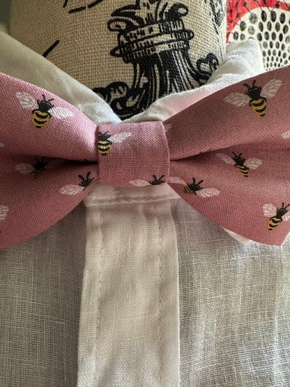 Bee Chic Bow Tie, Mauve, Pre-Tied