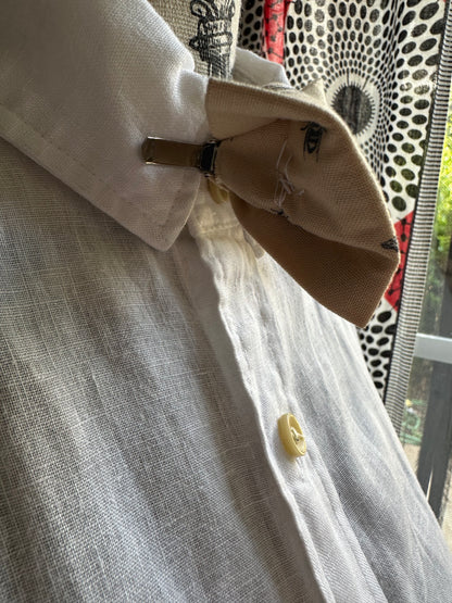 Mellow Yellow Bee Bow Tie, Clip On