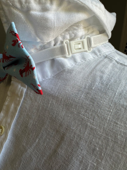 Red Lobster Bow Tie, Pre-Tied on Adjustable Strap