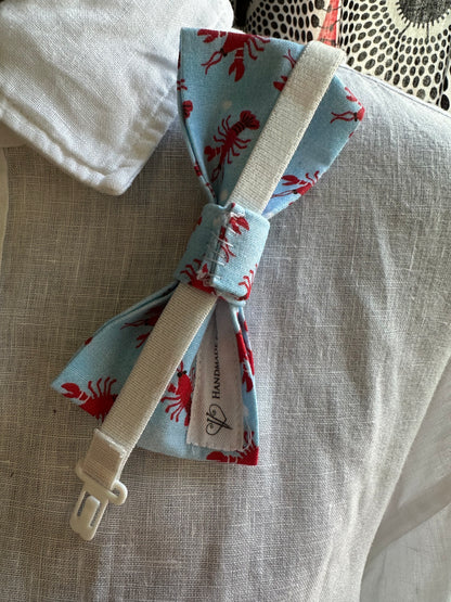 Red Lobster Bow Tie, Pre-Tied on Adjustable Strap